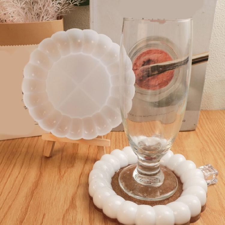 Jewelry Tray Mold Silicone Mould Multishaped Jewelry Dish Molds Bubble Coaster