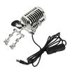 Vintage Microphone Guitar Robot Table Lamp USB Aluminum Metal Retro Microphone Robot Night Light