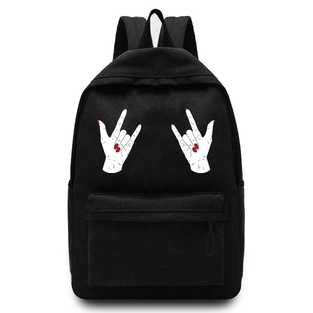 Women Shoulders School Bag Canvas Unisex Backpacks Sport Bag Chest Pattern Printed Casual Backpack Designer Laptop Backpack