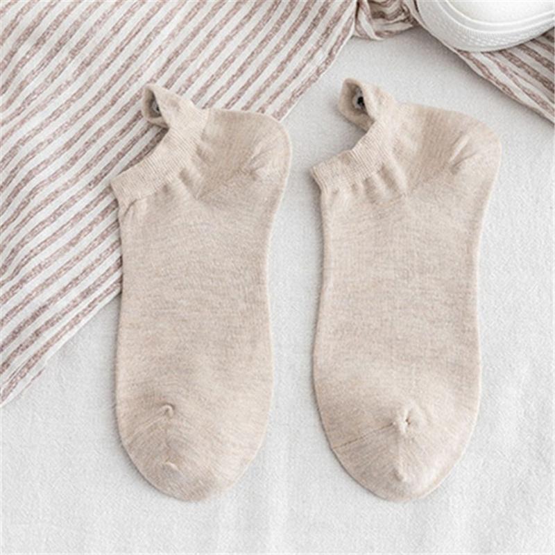Kawaii Expression Brodée Couleur Bonbon Chaussettes Femme Happy Mode Filles Cheville Sokken Drôles Coton Unisexe Noël Dropship