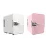4L Mini Fridge Beverage Refrigerator Adjustable Temperature Valentines Day Gifts