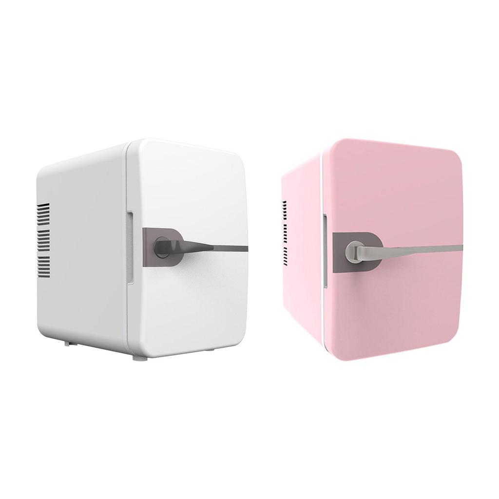 4L Mini Fridge Beverage Refrigerator Adjustable Temperature Valentines Day Gifts