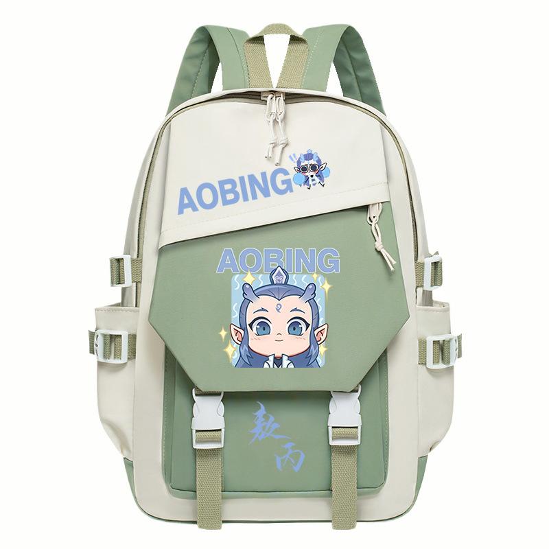2025 High-value and large-capacity Aobing surrounding Nezha 2 printing leisure students to reduce the burden of schoolbags and backpacks