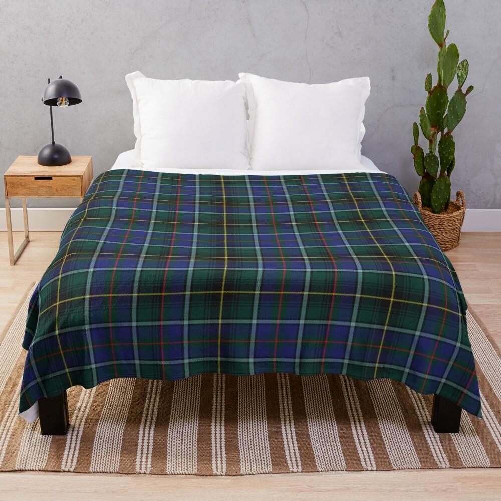 Clan MacInnes Tartan Throw Blanket