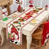 Christmas Table Runner Faceless Gnome Table Flag Christmas Decorations For Home 2026 Xmas Navidad Noel Gifts New Year Tablecloth