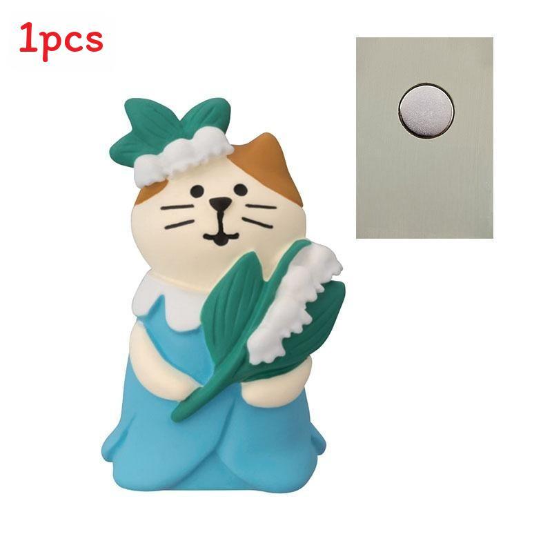 Cat Magnet Fridge Sticker With Strong Magnetic Diy Decor For Kitchen Organization