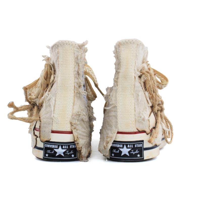 Converse 1970s All Star Chuck Hi Wear-Resistant Slip-Resistant High-Top Canvas Shoes Unisex Ecru