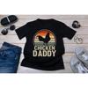 Chicken Daddy T Shirt Retro Vintage Farmer Dad Vintage Breathable Homme Top For Everyday Wear Slightly Graphic