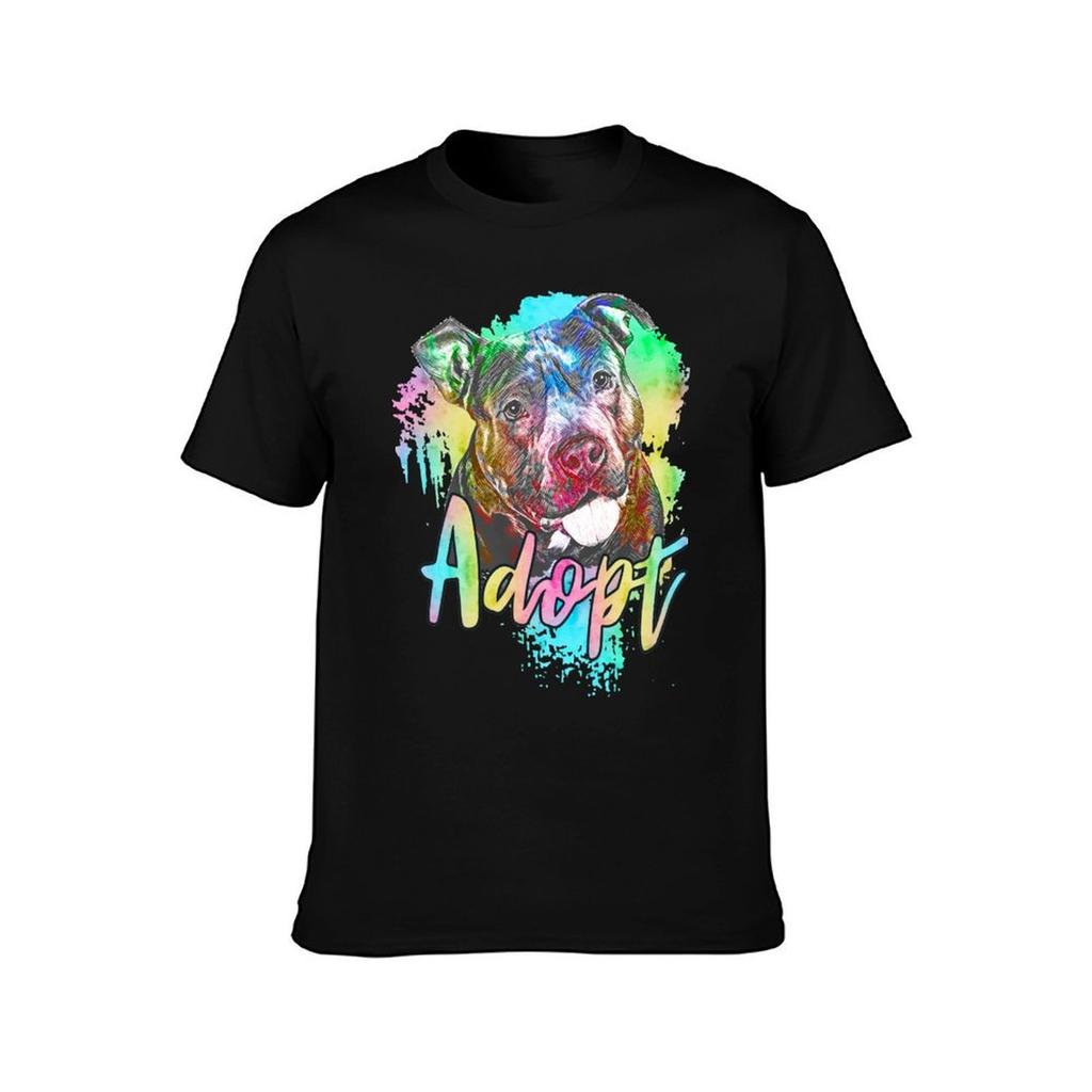 Pitbull Rescue Adopt dont shop TShirt Lightweight Sport Basic TShirt