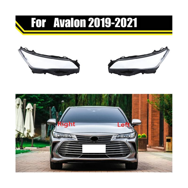 Right Headlight Cover Lampshade Housing for 2019-2021 Replace Head Light Glass Lens Light Shade Shell