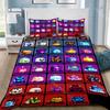 Cartoon 3D Game B-blox Fruits Duvet Cover Pillowcase Bedding Set Adult Boy Girl Bedroom Decoration Children Single Double S