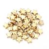 50-100 Stück Sternform CCB Perlen Gold Silber Beschichtet Lose Abstandshalter Fünfzackstern Perle Für Schmuckherstellung DIY Halskette Armband Großhandel