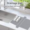 Sink Saddle Sink Saddle For Kitchen Divided Pad Guard For Counter Bathroom Cabinet Faucet Draining Drying