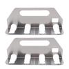 2PCS Quad Beer Opener and Carrier Holds 4 Bottles Stainless Steel Beer Bottle Opener for Parties Bar Barbecues