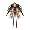 49MD Women BowTie with Rhinestones Suitable for Parties and Weddings Graceful Rhinestones Ribbon Crystal Vintage Pin
