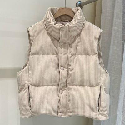 Winter Warm Vest Women's Short Loose Fashion Vest Jacket
