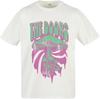 Mister Tea The Doors Mushroom Oversize Tea Men T Shirt Top Shirt Print Front White Men's