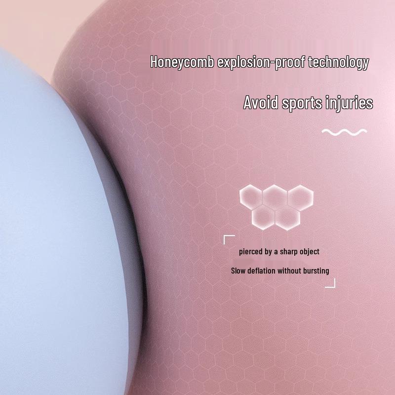 Thickened Anti-Burst Pilates Ball for Yoga, Fitness, and Postpartum Pelvic Floor Training.
