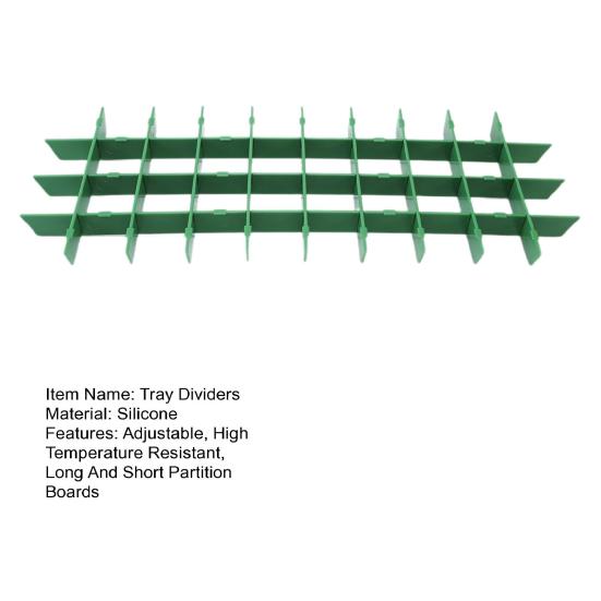 Freeze Dryer Tray Dividers Set for Harvest Right Silicone Non-Stick Adjustable Tray Dividers High/Low Temp Resistant Candy Tray Accessories