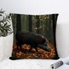 Federa Cuscino Animale Cinghiale Tessuto Peluche Morbida Federa Stampa Double Sided Copricuscino Divano Cuscino Decorativo