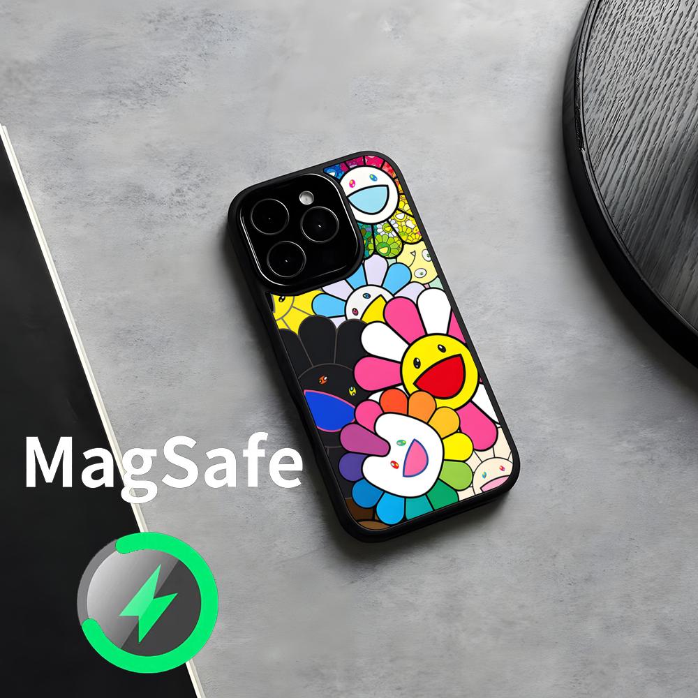 

ART T-TakaShis M-MuraKAmis Phone Case For IPhone 17,16,15,14,13,12,Pro,Max,Plus,Mini,SE Magsafe Magnetic Phone Case iPhone 16e