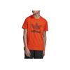 Adidas Originals Trefoil Crew Neck Short Sleeve T-Shirt Men Tops Orange Yellow GK0645