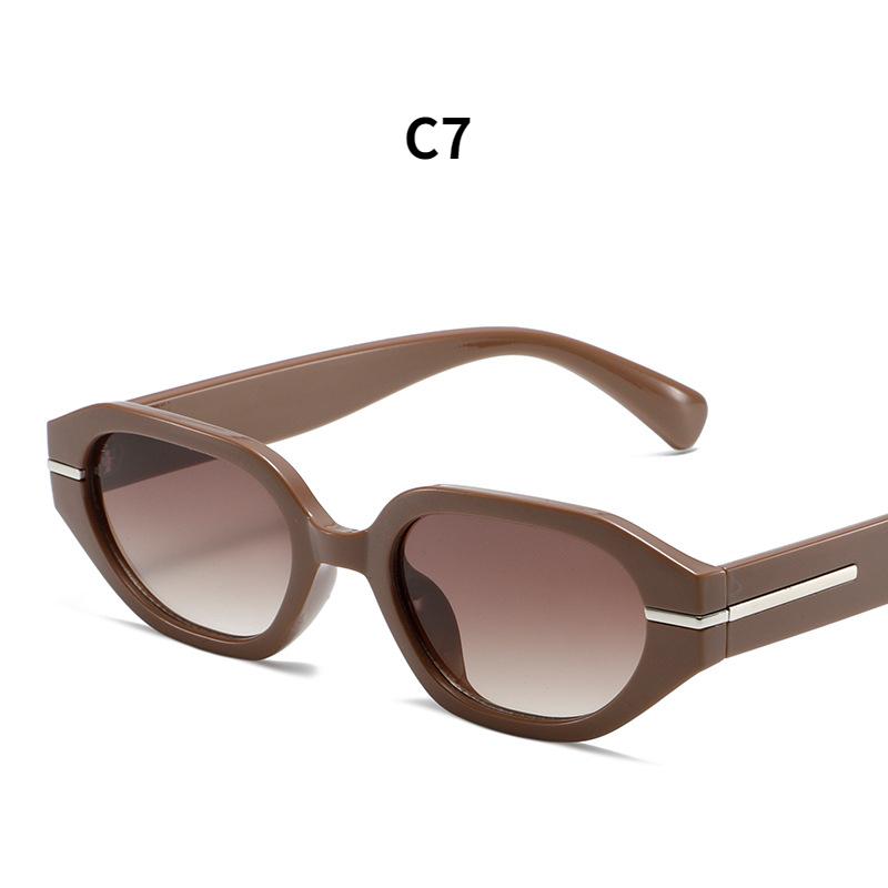 Women's sunglasses, personalized small-frame sunglasses, men's and women's fashion simple sunglasses