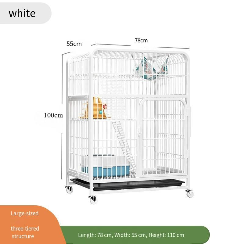 Double-layered and widened cat house pet cage cat climbing frame indoor cat house villa super large free space all sizes