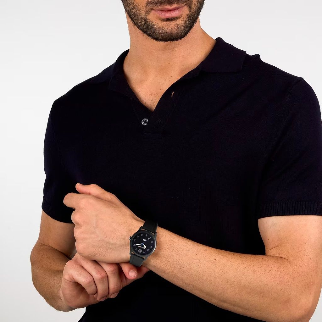 Sector Ex-Q Silicone Strap Black Dial Quartz R3251203007 Men's Watch