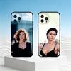 M-Monica Bellucci Phone Case For iPhone 17,16,15,14,13,12,11 Plus,Pro Max,SE4Soft Silicone Black Cover