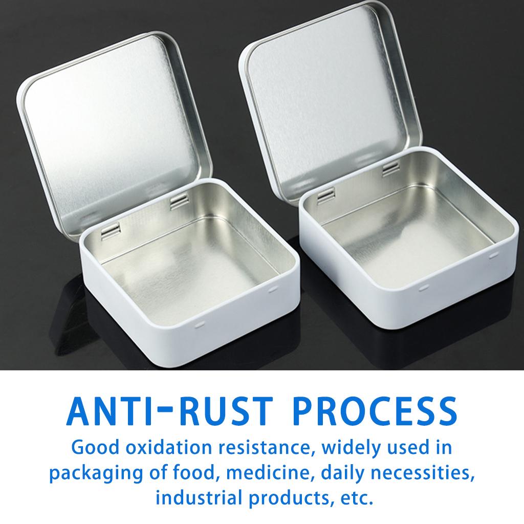 Niedliche winzige Aufbewahrungsdosen Versiegeltes Design Mini-Metalldose Praktische Box Behälter für Schmuck Süßigkeiten Stirnband Kondom Allerlei