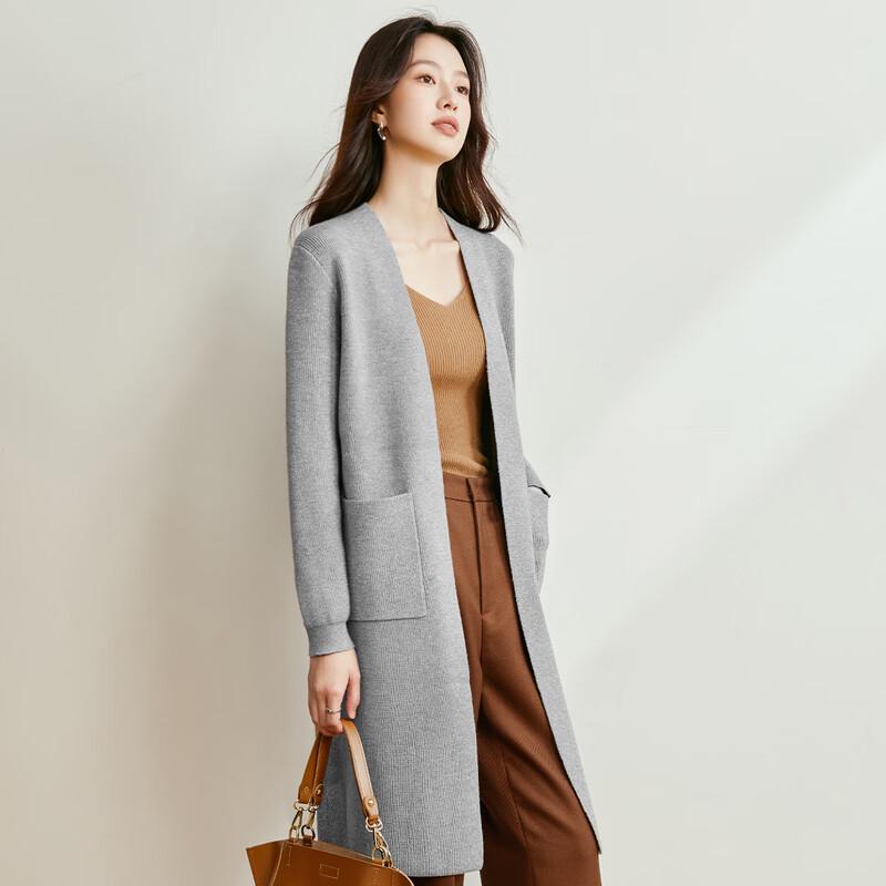 CARBAMMI Women s Mid-Length Knit Cardigan 38
