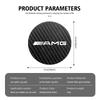 2pcs Car Water Cup Pad Holders Non-slip PUFor Mercedes Benz AMG W203 W204 W206 W220 W205 W211 W212 W201 W168 E300L GLC V8 GT SLK