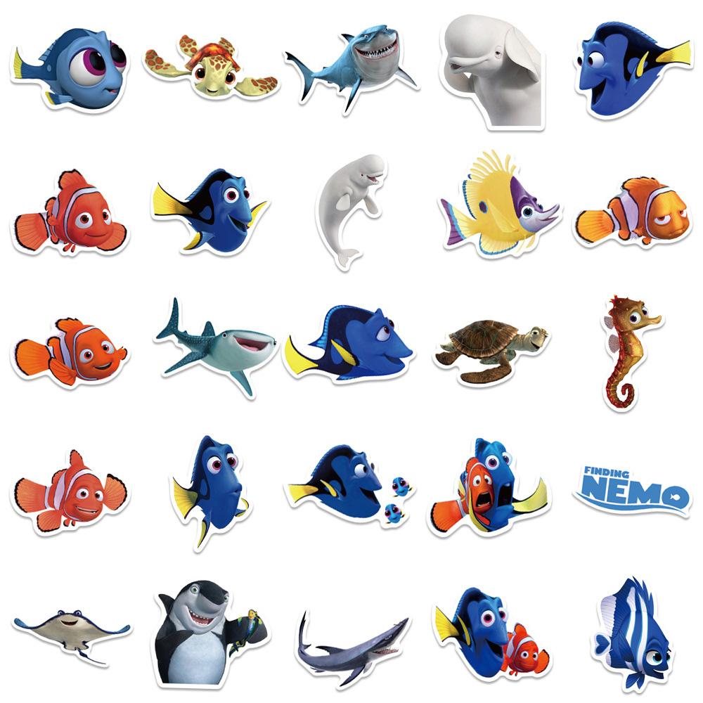 10/30/50 Pezzi Adesivi Carini Film Alla Ricerca di Nemo Pesce Pagliaccio Cartoni Animati Decalcomanie Diario Scrapbooking Fai da Te Bicicletta Ricompensa Adesivo Cartone Animato