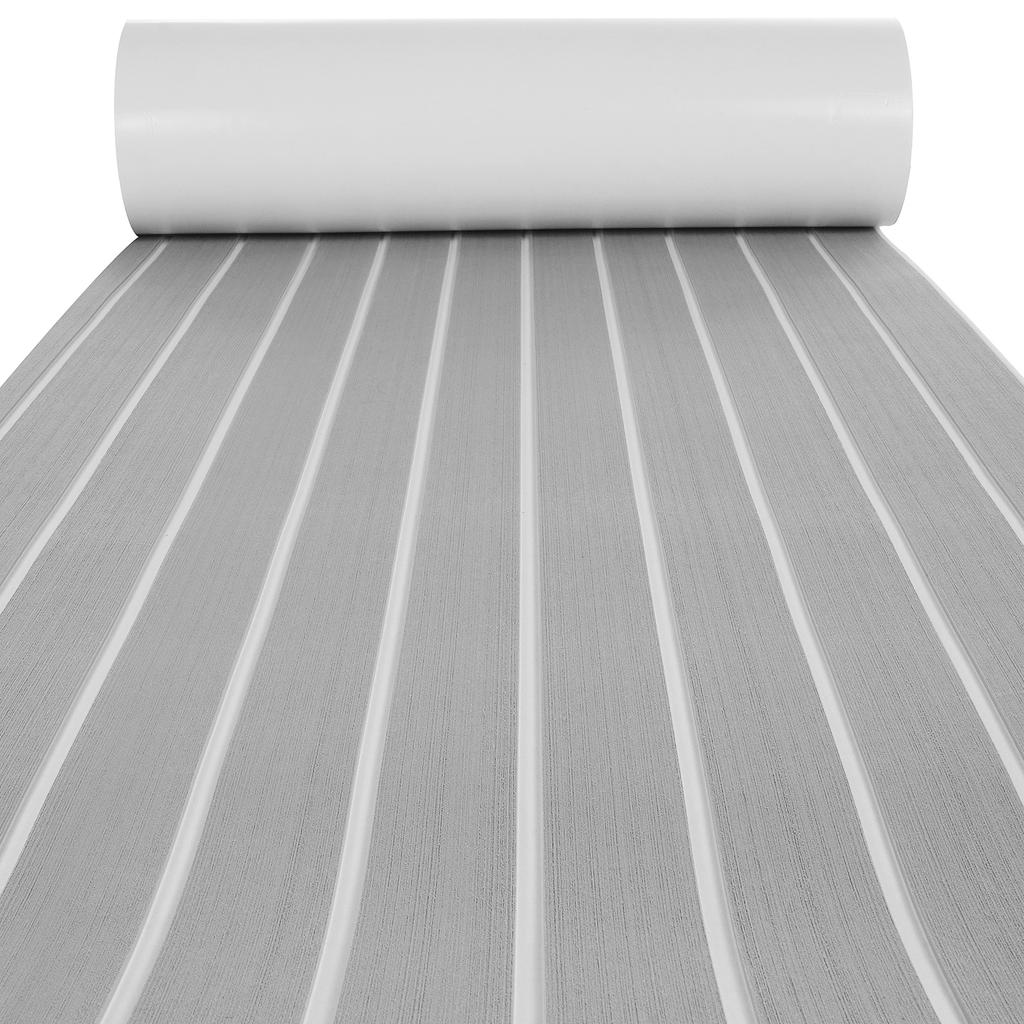 Boat Flooring Eva Foam Mat Deck Sheet Marine Yacht Teak Decking Sheet Adhesive Carpet Decking Pad Anti-Skid 2400x450x6MM