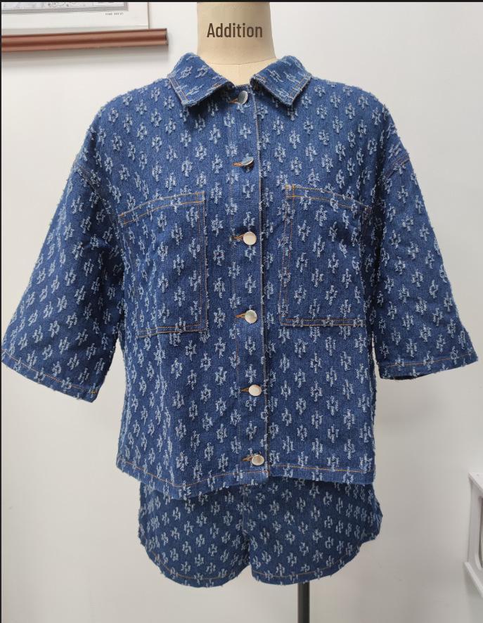 Women's Summer Crochet Denim Shorts - Comfortable, Loose, Versatile Style