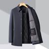 Spring and autumn jackets for middle-aged men with cotton and thickening, winter large size loose casual warm cotton clothes.