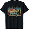 Retro Vintage Grafik Sequoia Nationalpark T-Shirt