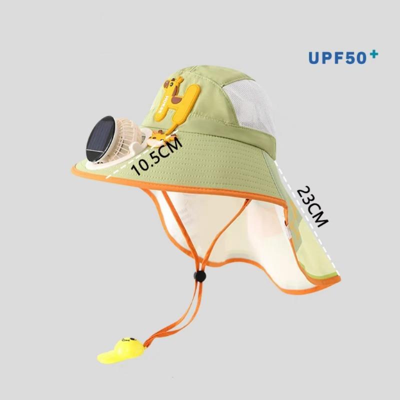Cappello da Sole Estivo per Bambini, Design a Sciarpa, Tesa Larga, Cappello con Ampia Visiera, Cappello con Protezione UV, Asciugatura Rapida, Traspirante, Sottile, per Esterno, Spiaggia, Pescatore