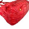 PRADA gathered Nappa Goful Tote Bag leather Red Women B2588L Used