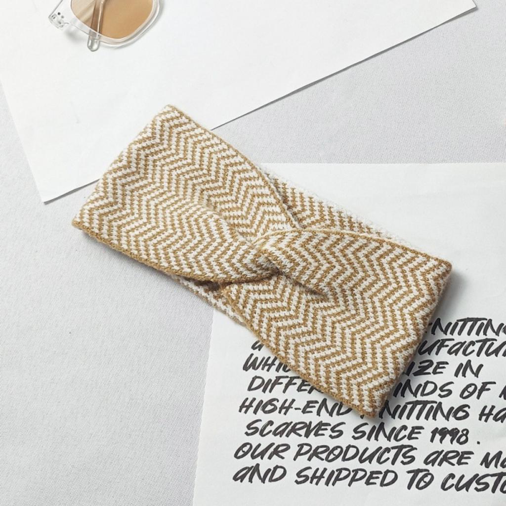 Nakrycie głowy, Pepitka, Włóczka, Opaska, Damska, Z szerokim rondem, Chusta na głowę, Krzyżowa, Jesień/zima, Opaska outdoorowa