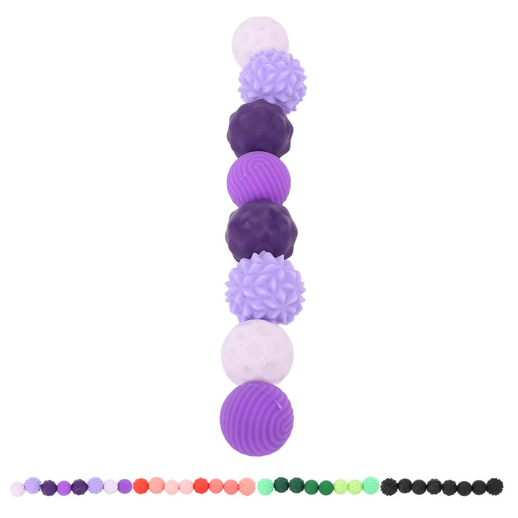 8Pcs Sensory Magnetic Balls High Elasticity Vibrant Colors Textured Fidget Toy Finger Toy