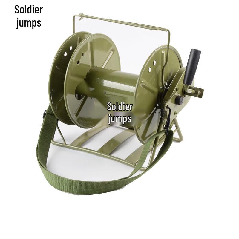 Hand-Crank Backpack Wire Winder