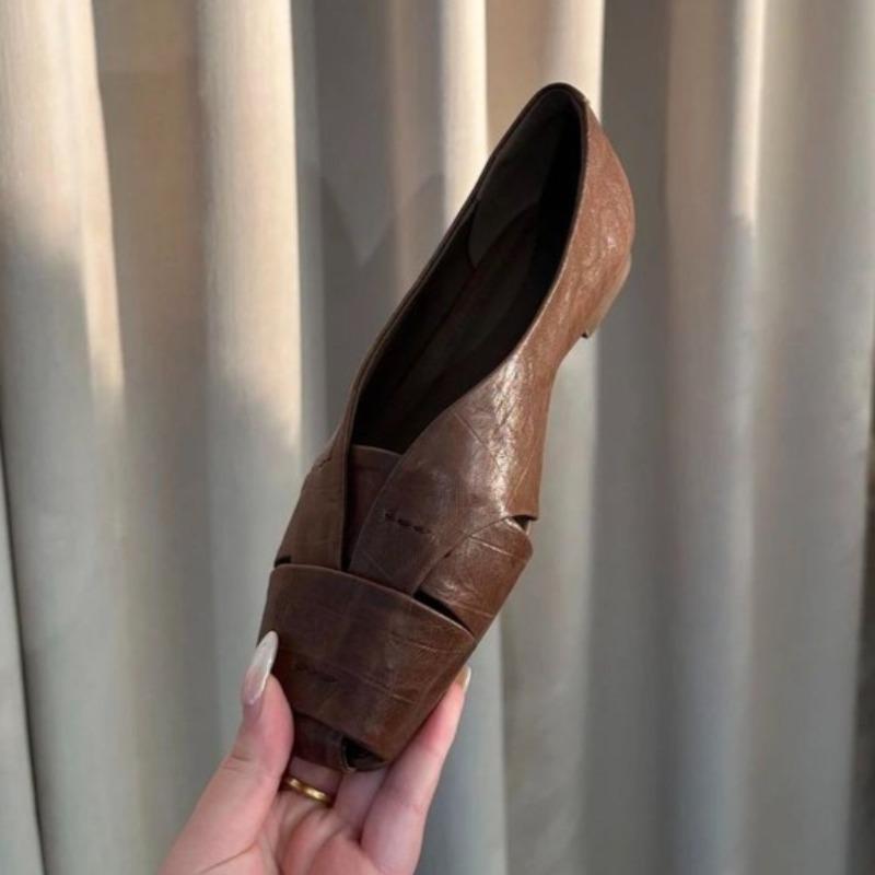 

Fashion Flats Shallow Women Shoes 2025 New Autumn Leather Shoes Fashion Casual Classical Sneaker Comfort Elegant Soft Zapatillas Mujer 40