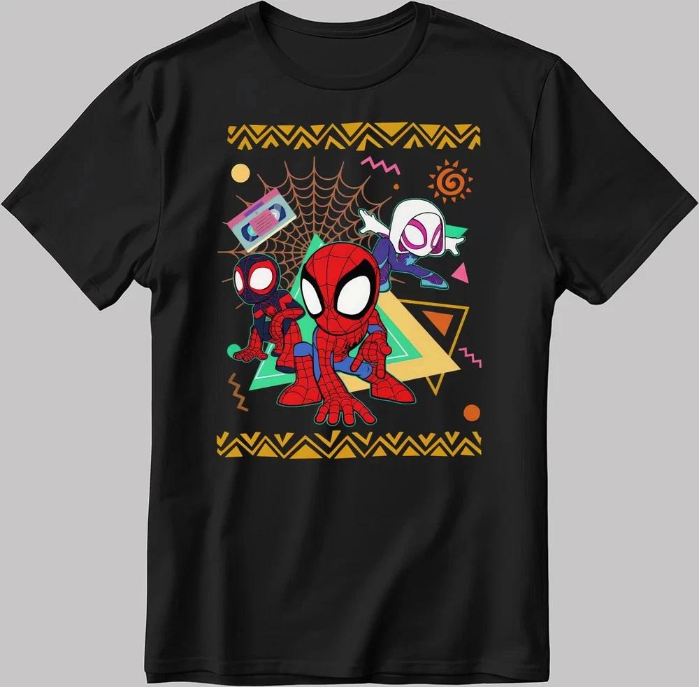 The Spider Unisex And Friends Poster Black TShirt Size S4XL S