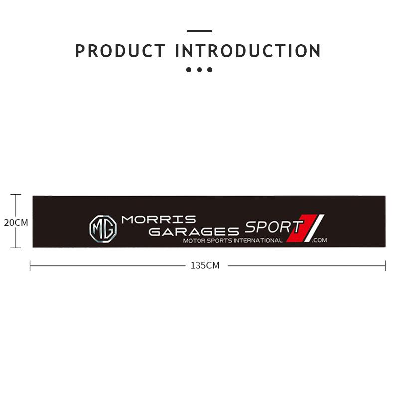 1Pcs Car Windshield Decal Sticker Decoration Stickers For MG ZS MG4 MG5 MG7 MG3 MG6 HS Cyberster Hector Gloster ZX GS GT ES5 ZST w2