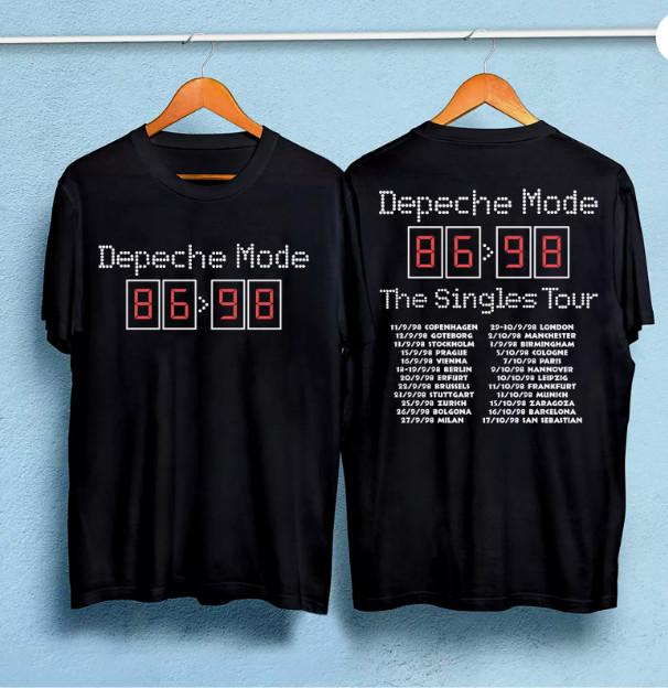 Depeche Mode The Singles Tour 86-98 T-Shirt Depeche Mode Tour T-Shirt S