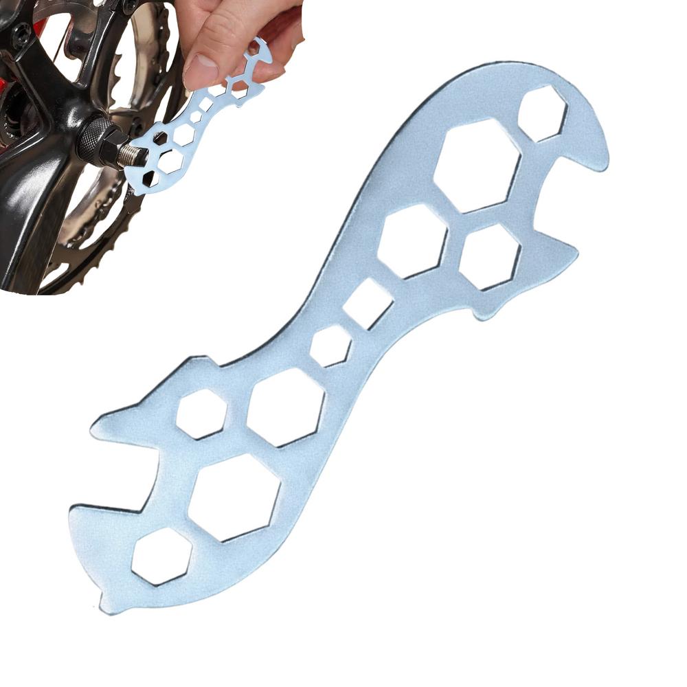 

Hexagonal Wrench Portable Multi-Hole Biking Spanner Pedal Removal And Install Tool Mechanic Nut Bolt Spanner Porous Wrench For красный