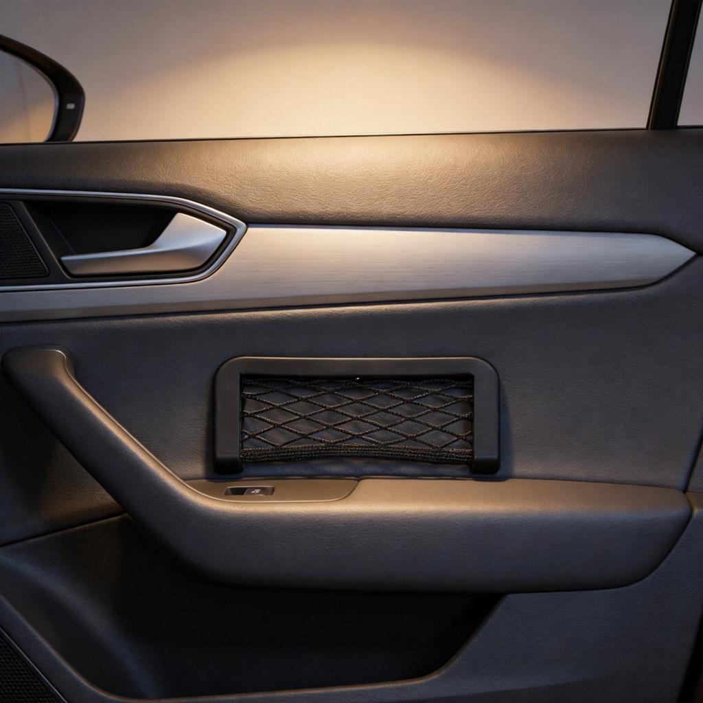 Car Storage Bag Mesh Storage Bag Easy Installation