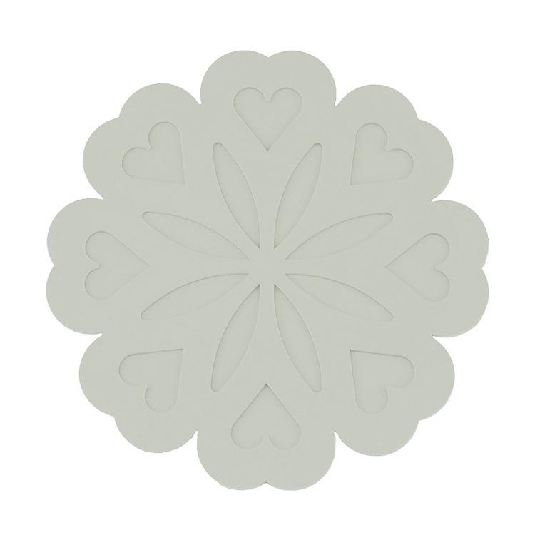 Blumen-Silikon-Wärmeisolationsmatte Hitzebeständige Silikon-Tischunterlage Untersetzer Topfunterlage Verbrühschutz-Wärmeisolationsmatte Silikon